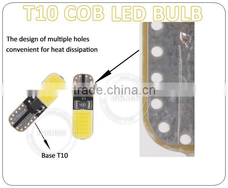 Car lights led t10 W5W 168 194 cob/plasma 2w led bulb