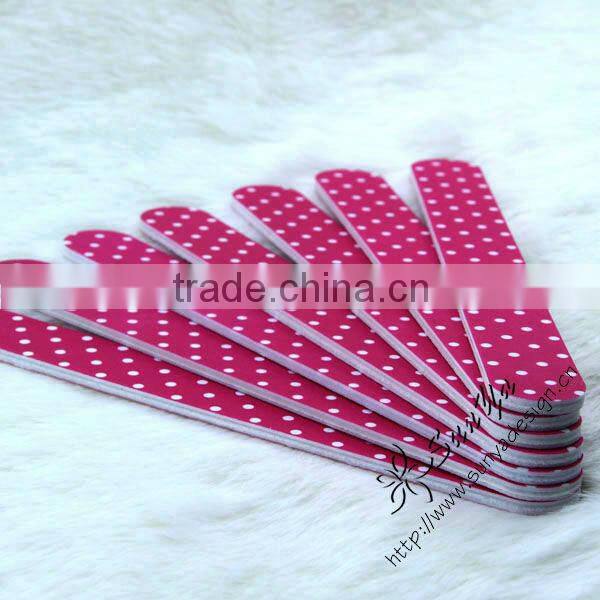 Mini matchbox nail file with assorted pattern