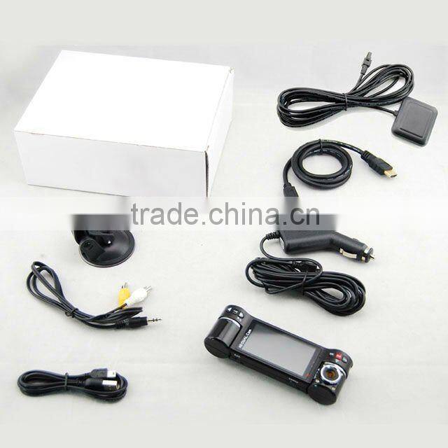 2012 H.264 Compressed 2 camera car dvr