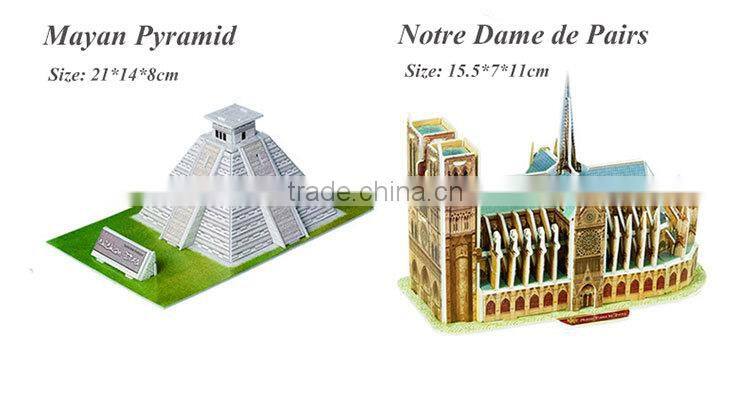 Landmarks 3D Paper Puzzle