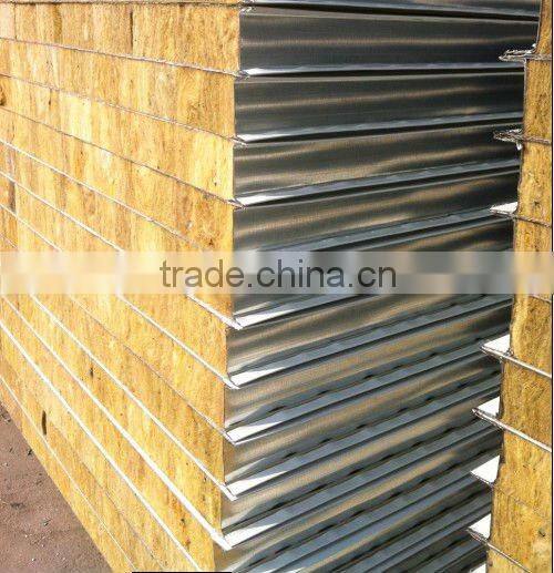 rock wool fire resistance sandwich panels