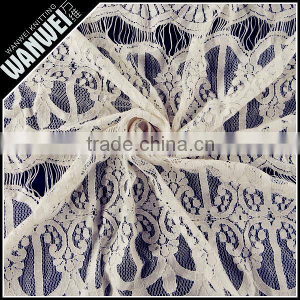 6 Discount Hot Sales High Quality Stylish Flower Pattern Polyamide Elastic Restonic for Woman's Dress 7052