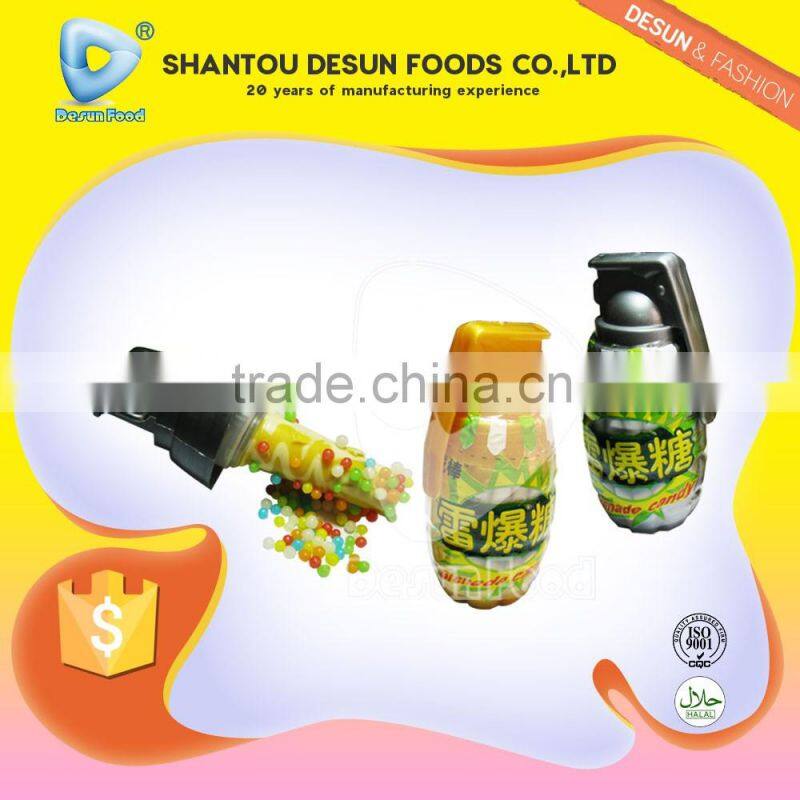 Grenade toy bottle dipping candy