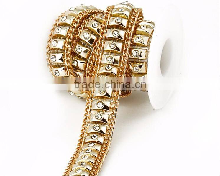 Wholesale Crystal Trimming Chain For Garment