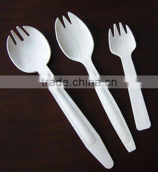 wooden disposable cutlery