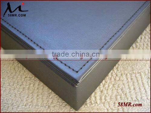 Leahter Fabric Linen Wood Photo Storage Packaging Gift Box