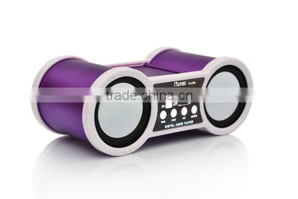 Robot-158uTelescope Card Speaker,USB Music Speaker, Hi-Fi Stereo Portable Fm Radio