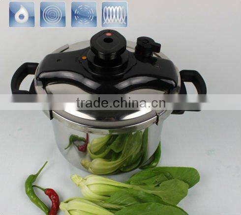 professional stainless steel cookware, sandwich bottom, suitable to gas stove & induction cooker, DSA22cm 6L