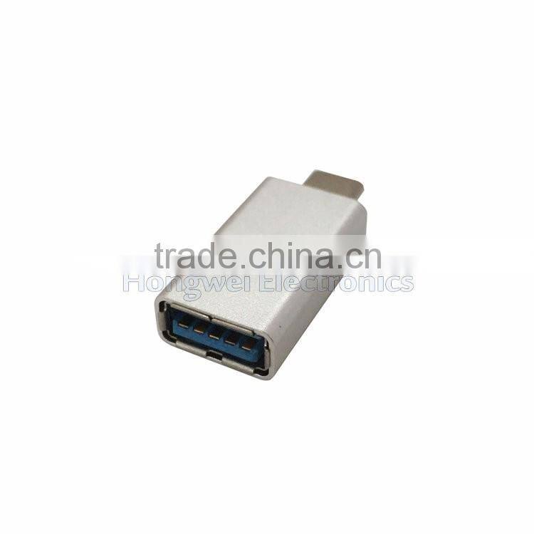 USB-C (Type-C) to 3.0 USB-A (Type-A) female Adapter Converter Connector for mac book, Nokia N1, HTC 10, LG G5, Nexus 5X/6P