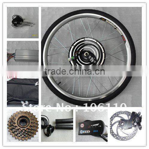 popular,26" 36v500webike conversion kits + led display+disc brake