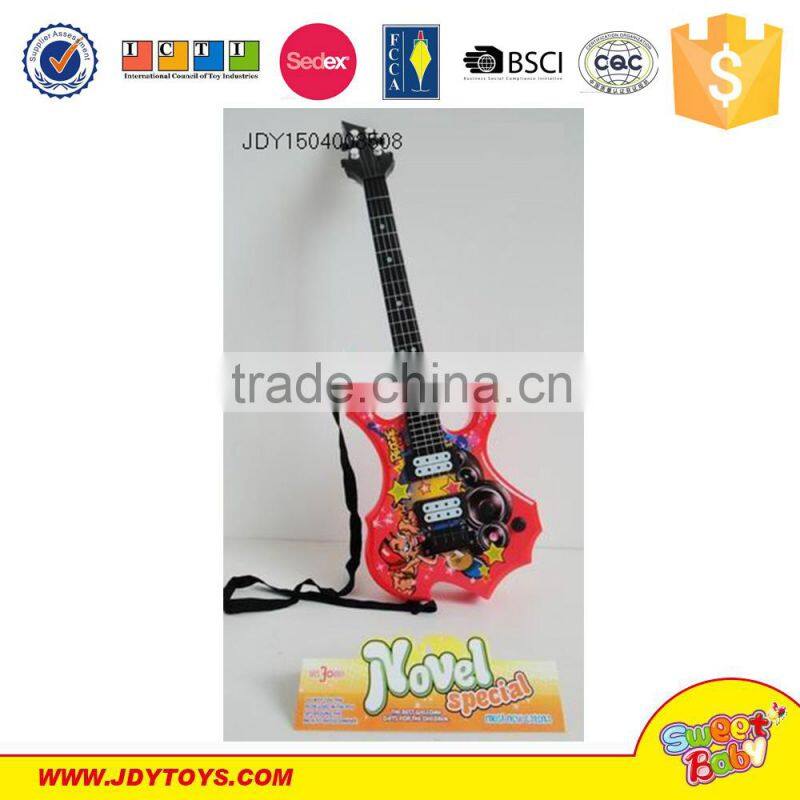 Rock and Roll Color Toy Mini Toy Plastic/Wood Craft Guitar Musical Instrument