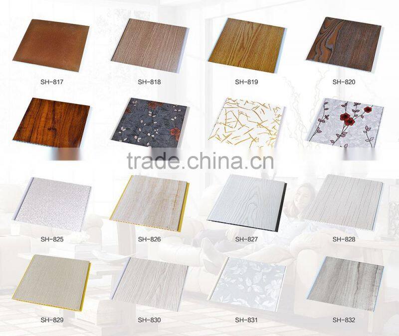 hot metal foiled pvc ceiling panel