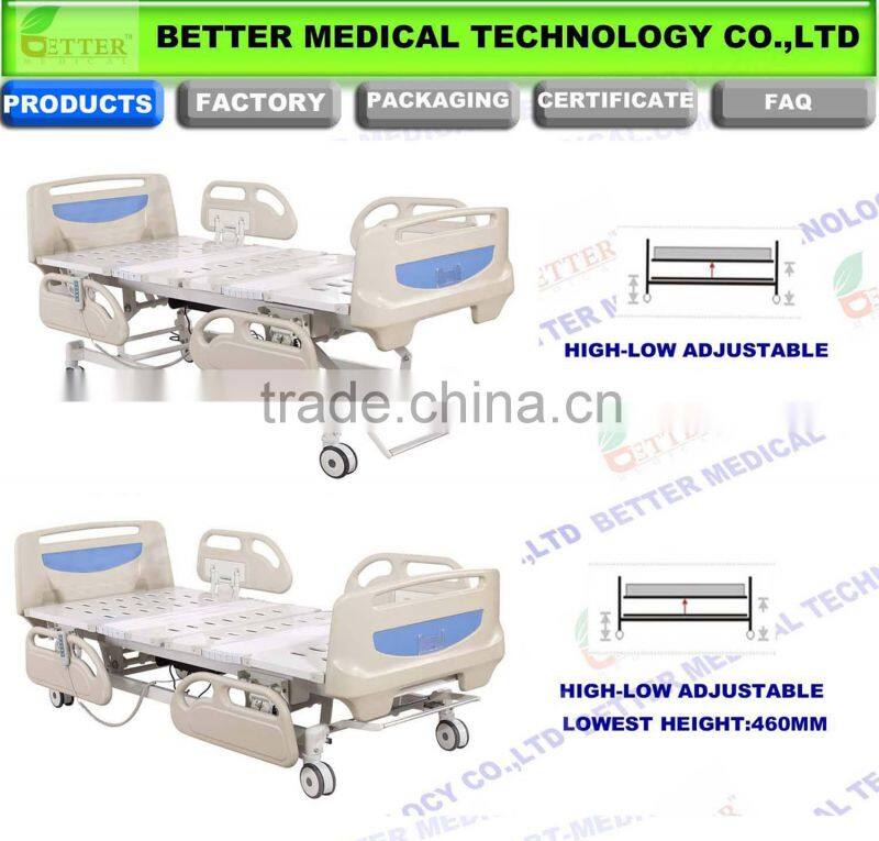 ICU Five-function electric hospital ward bed