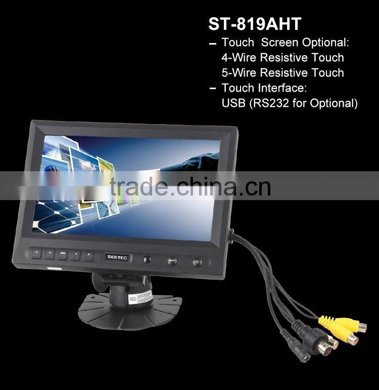 8 inch touch panel tft standalone tablet digital display widescreen lcd monitor