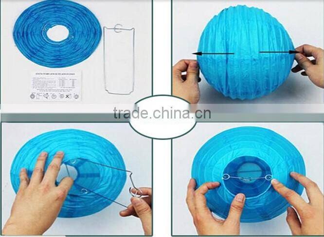 Round wedding decoration japanese paper lanterns