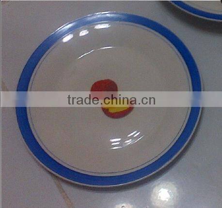Ceramic stoneware porcelain dinnerware plate