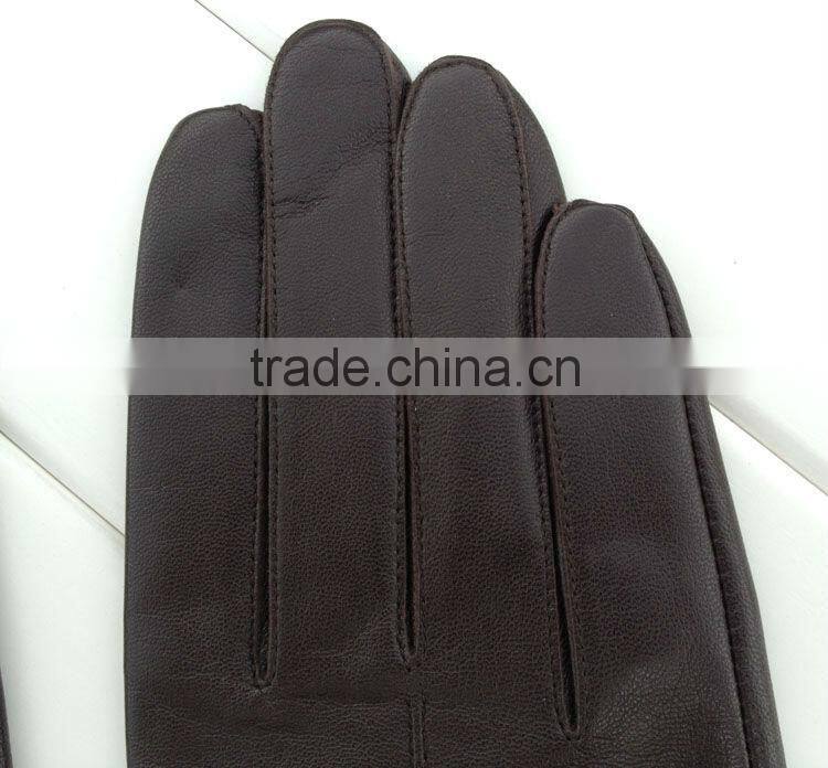 men's brown glvoes motociclismo