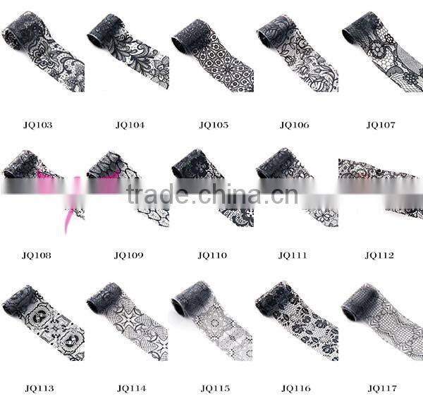 New fashion nail art color transfer foil with 200+ colors design