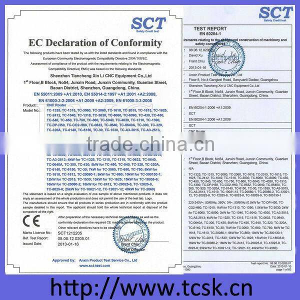 Hot Item CNC diy Machine price TC-1325