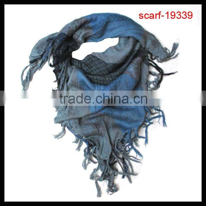 2014 lady triangle&square print scarf wholesale