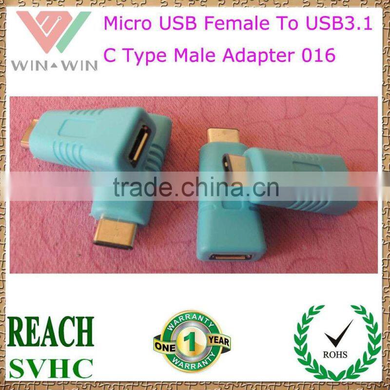 Made in China USB 3.1 Type C Male to Micro USB female Adapter 015