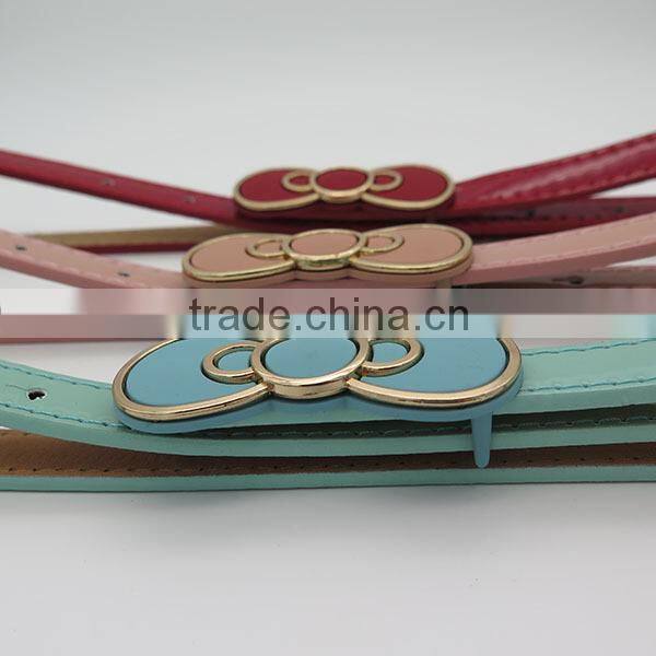 Lady's fashion bow tie belt for dress