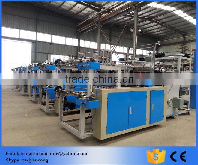 rolling / rolled trash/rubbish/garbage bag forming machine