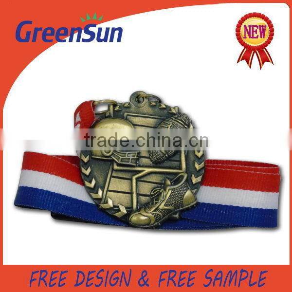 Factory high grade danish junior sports medals