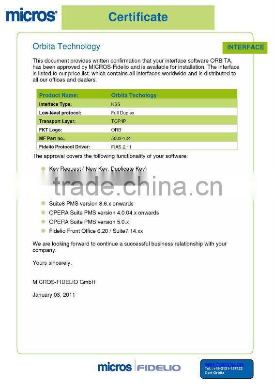 2014 Newest design solid copper material luxury 5 star copper hotel lock