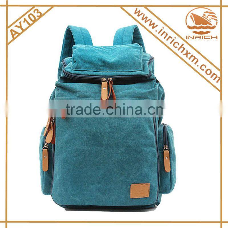 Wholesale Vintage Canvas Hiking Backpack,Rucksack