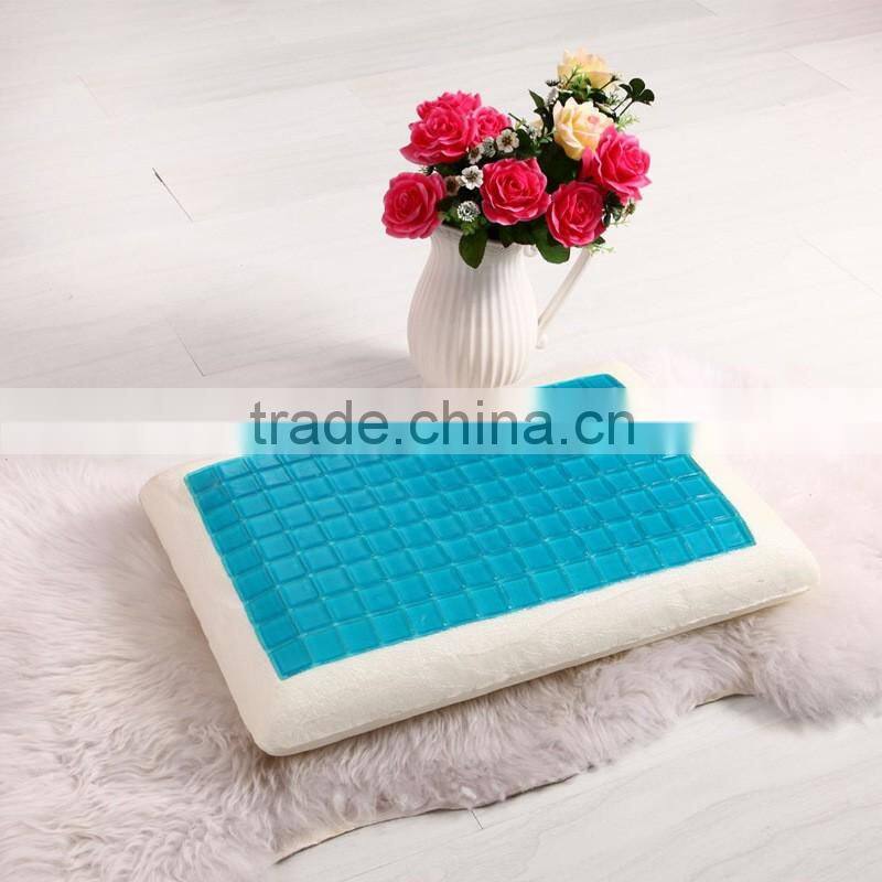 Cooling Solid Piece Comfort Gel Memory Foam Pillow