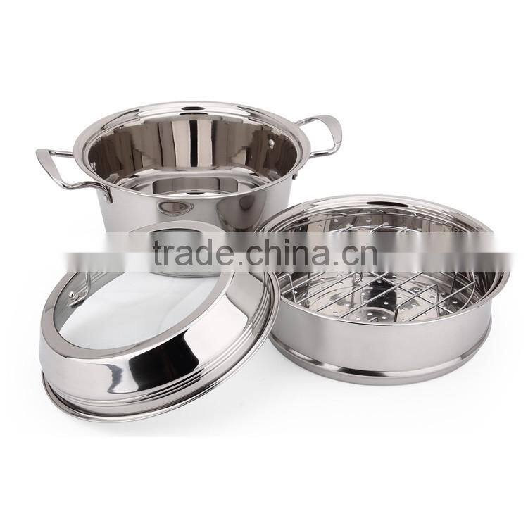 Stainless Steel Hot Multi-purpose Cooking Steamer Pot And Stock Pot
