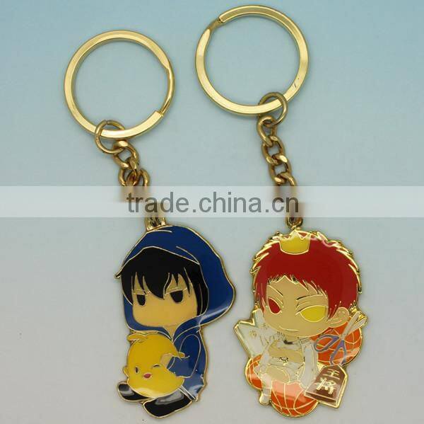 Metal Star keychain for market promotion