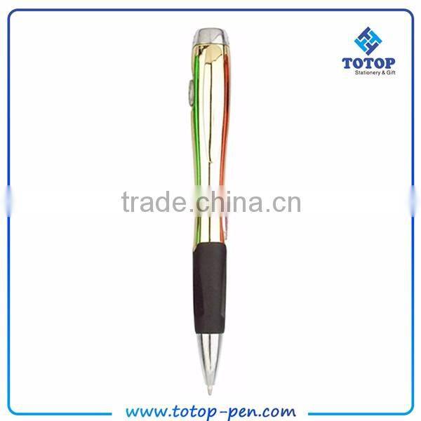 Advertising stamp light promotional metal pen