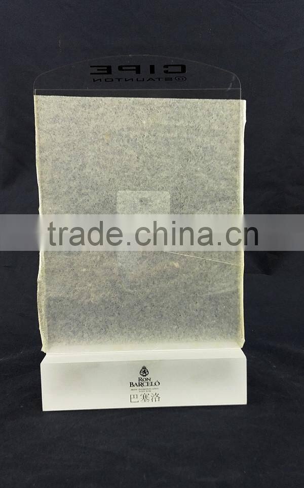 Customized acrylic a4 menu holder