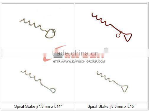 Spiral Stake With O Ring