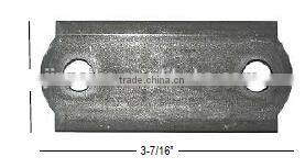 Q235 self-color farm post plate Plain Steel Base Plates