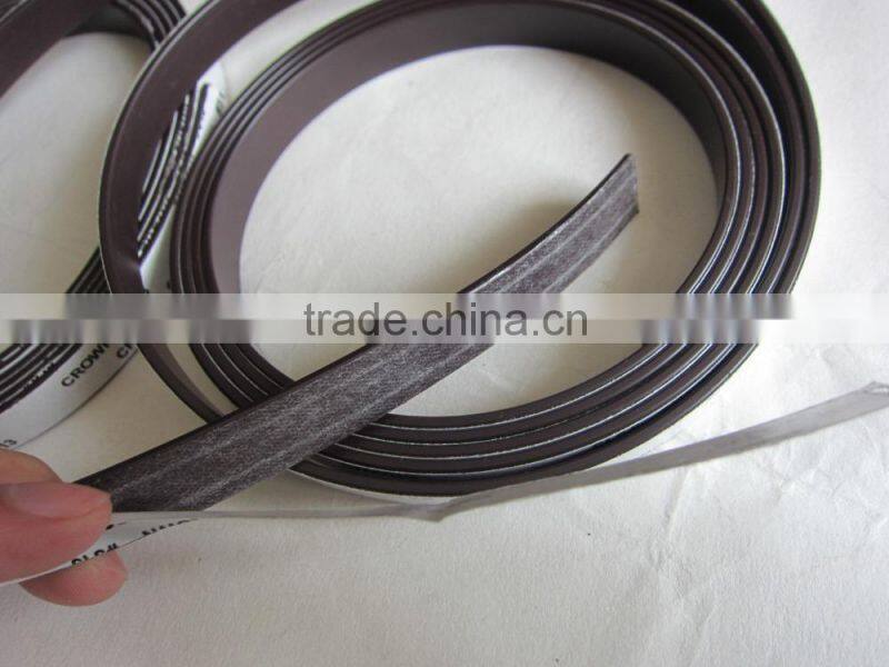Double adhesive rubber magnet roll