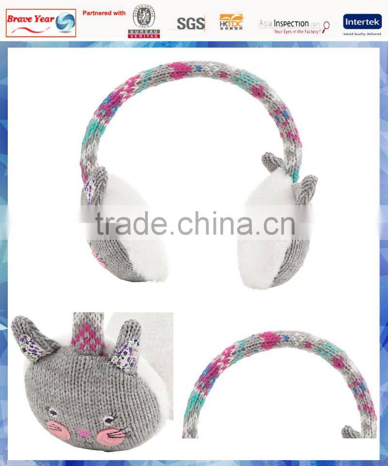 rabbit animal earmuff/high quality earmuff