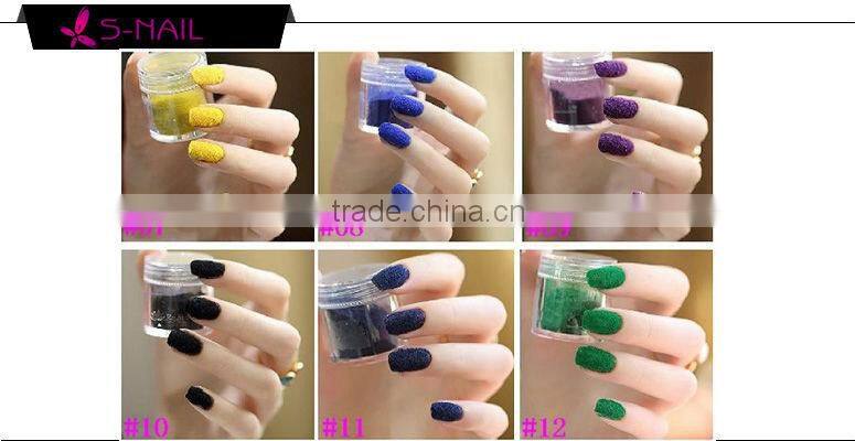 Nail art Velvet powder, flocking powder, 32 popular Colors