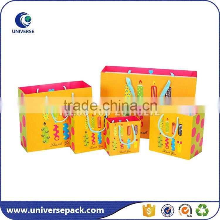 High quality luxury paper shopping bag with OEM logo