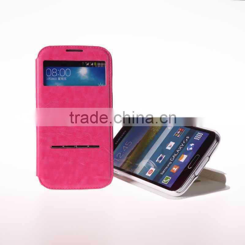 2015 New Design of Slide to Unlock Leather Case for iPhone / Samsung ...