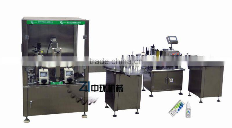 DTNX-60Y Eye drop bottle filling and capping machine with unscrambler