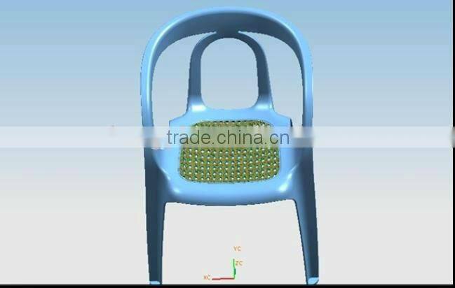 Widely used commodity plastic arm chair mould