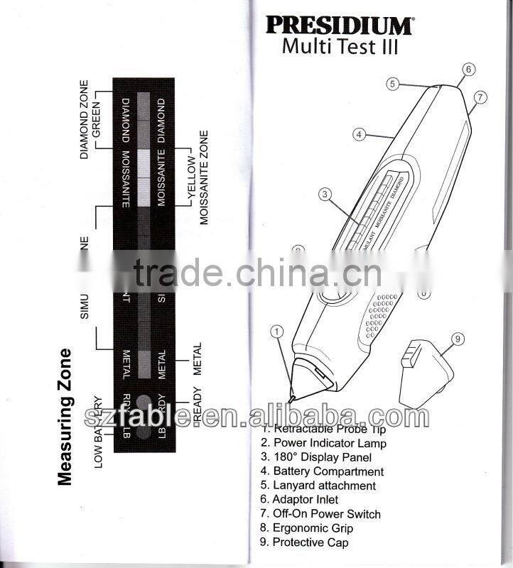 Wholesales professional portable handheld gem tester for diamond and mossanite