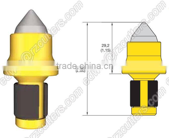 W6HR road milling cutter conical milling picks