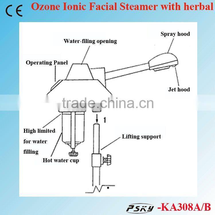 2016 new Professional Chinese factory cheaper portable beauty facial steamer