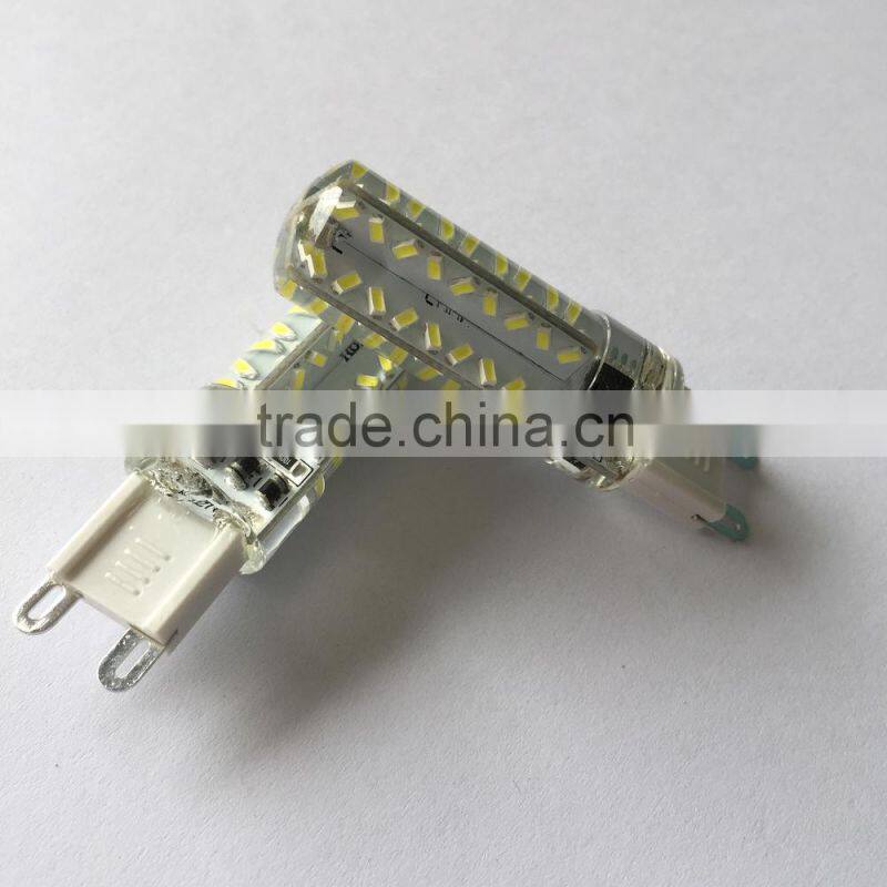 Boy brand Hot 72pcs smd3014 270lm silicon 3w dimmable led g9 bulb replacement 40w halogen