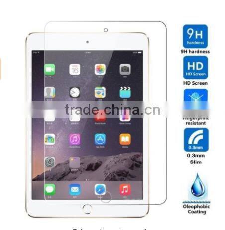 China Best-sell 0.33mm Thickness Flat Tempered Glass Screen Protector For Ipad Mini 4