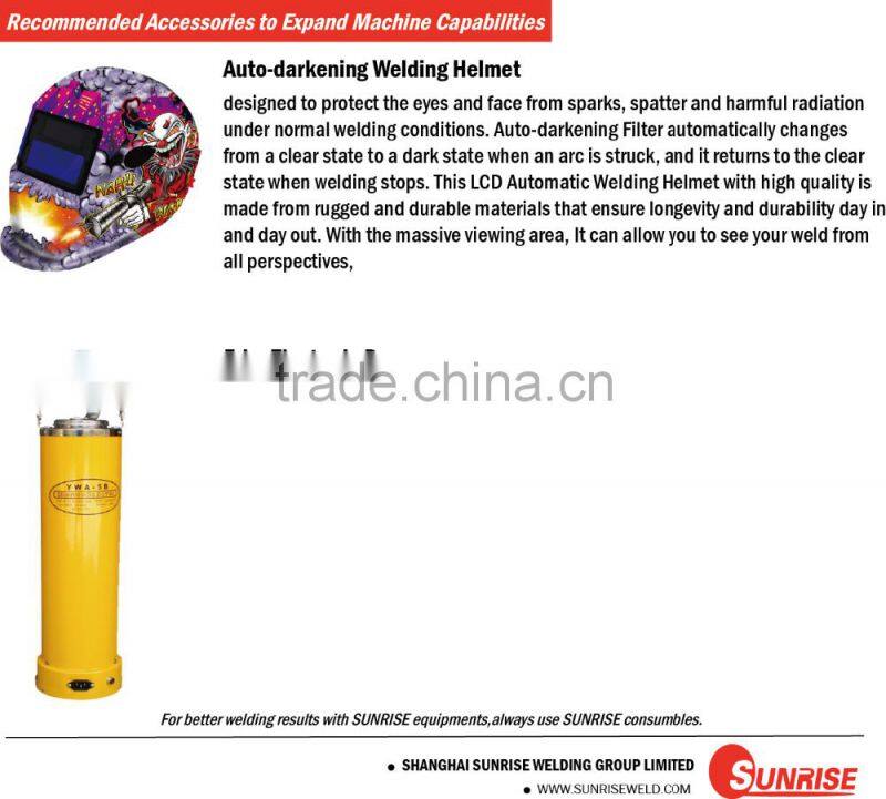 high quality IGBT DC inverter 400 big amps SUNRISE popular welding machine ARC-400 free holder